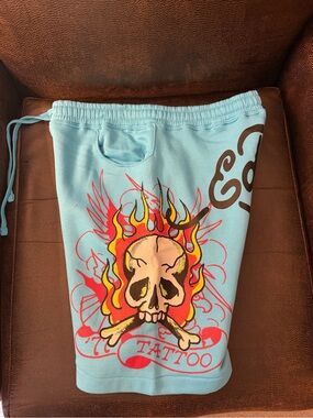 NWOT Ed Hardy Men’s Sweatshorts - size M